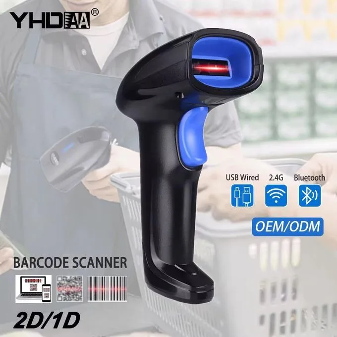 YHDAA Wireless QR and BARCODE SCANNER 1/2D