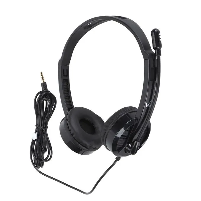 USB Wired Stereo Headphone With Microphone & Noise Cancellation