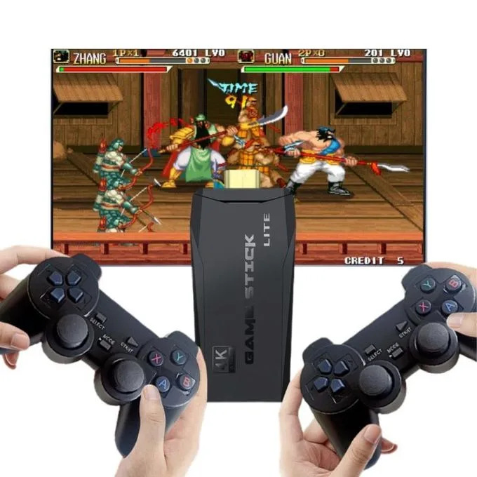 M8 64G 2.4G HD Arcade PS1 Wireless Retro Game Console 4K HD Video Game Console, With 620/818/10000 Classic Games Built In Plug and Play Wireless Retro TV Game Console Kit Classic Arcade Gaming